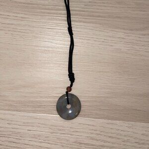 green stone necklace